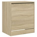 vidaXL Armoire à chaussures chêne sonoma 60x42x69 cm bois d'ingénierie