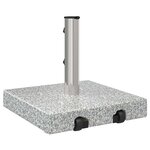 vidaXL Pied de parasol Gris 41 x 41 x 37 cm Granite