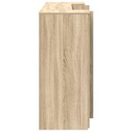 vidaXL Bureau réception chêne sonoma 180x50x103 5 cm bois d'ingénierie