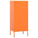 vidaXL Armoire de rangement Orange 42 5x35x101 5 cm Acier