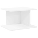 vidaXL Table de chevet 2 Pièces Blanc 40 x 30 x 25 cm Bois d'ingénierie