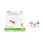 LITTLE BALANCE 8346 Kinetic Flower, Balance de cuisine sans pile, Rechargeable par son bouton Little Balance, 5 kg / 1 g, Orange