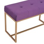 vidaXL Banc 80 cm Violet Velours