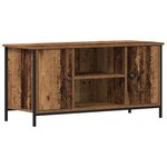 vidaXL Meuble TV Bois ancien 100 x 40 x 50 cm Bois d'ingénierie