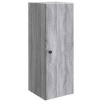 vidaXL Armoire Murale 33 x 34 5 x 90 cm Bois d'ingénierie Sonoma gris