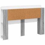 vidaXL Cabinet de Tête de Lit Sonoma gris Bois d’ingénierie