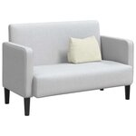 vidaXL Coussin de Dos Crème 45 x 20 x 35 cm Tissu en velours côtelé