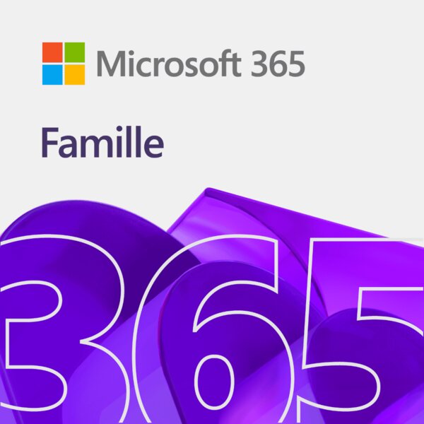 Microsoft 365 Famille - 6 utilisateurs - Abonnement 1 an