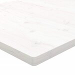 vidaXL Dessus de bureau blanc 80x40x2 5 cm bois massif de pin