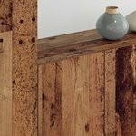 vidaXL Unité murale de TV 5 Pièces Bois Ancien Bois d'ingénierie