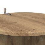 vidaXL Support de Plante 2 pièces Chêne artisanal Ø40 x 60 cm