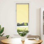 vidaXL Store enrouleur occultant jaune largeur du tissu 35 7 cm