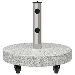 vidaXL Pied de parasol Gris 45 x 45 x 45 cm Granite