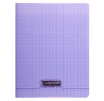 Cahier piqué POLYPRO 17x22 cm 96 p séyès 90g Violet CALLIGRAPHE