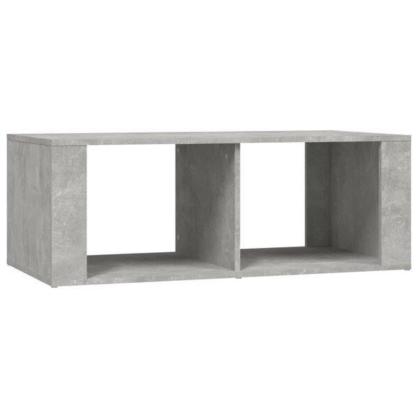 vidaXL Table basse Gris béton 100x50x36 cm Bois d'ingénierie