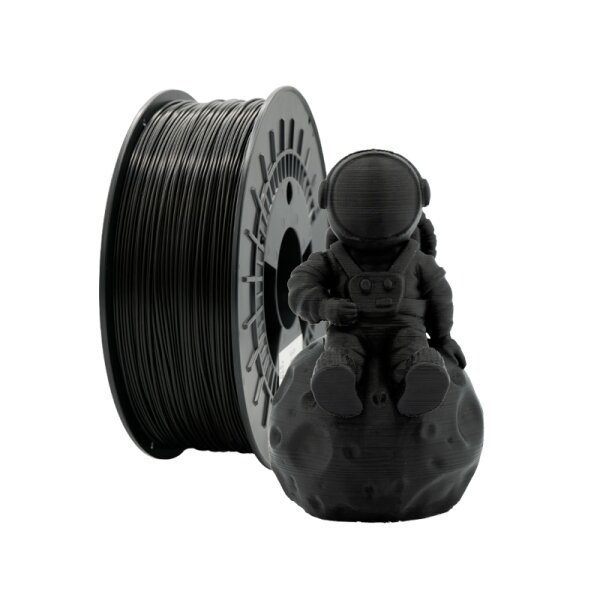 Filament 3D PLA MAT - Diamètre 1 75 mm - Bobine 1kg - Couleur Noir