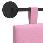 vidaXL Tête de lit suspendue Rose tissu