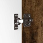 vidaXL Cabinet de salle de bain Chêne fumé 30 5 x 30 x 101 cm