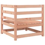 vidaXL Canapés d'angle de jardin 2 Pièces 70x70x67 cm bois massif douglas