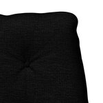 vidaXL Fauteuil relaxant en tissu noir