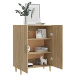 vidaXL Buffet Chêne sonoma 70x34x90 cm Bois d'ingénierie
