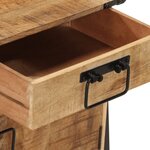 vidaXL Table de chevet 40x30x42 cm bois de manguier massif