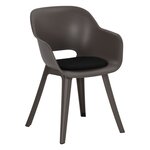Madison Coussins de siège Panama lot de 2 39x36 cm Noir