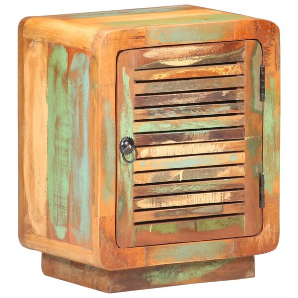 vidaXL Table de chevet 40x30x50 cm Bois de récupération massif