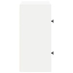vidaXL Bibliothèque blanc 40x24x52 cm bois d'ingénierie
