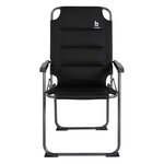 Bo-Camp Chaise de camping Copa Rio Comfort XXL Air Noir