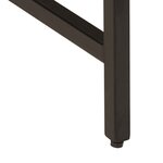 vidaXL Table d’appoint 45x45x50 cm bois massif de manguier et fer