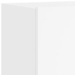 vidaXL Unités murales TV 6 Pièces blanc bois d'ingénierie