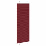vidaXL Store plissé rouge bordeaux 75x200 cm largeur du tissu 74 4 cm
