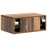 vidaXL Cabinet de chevet mural Bois ancien 49 x 34 5 x 20 cm