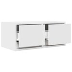 vidaXL Meubles TV 2 Pièces blanc 60x31x25 5 cm bois d'ingénierie