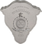 Pièce de monnaie en Argent 5 Dollars g 62.2 (2 oz) Millésime 2023 Fierce Nature LEOPARD