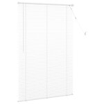 vidaXL Store Vénitien Blanc 150 x 70 cm 25 mm PVC