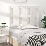 vidaXL Tête de lit Blanc 95 5x4x100 cm Bois massif de pin
