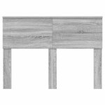 vidaXL Tête de lit Gris Sonoma 120 cm Bois d'ingénierie