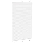 vidaXL Store plissé blanc 120x200cm largeur du tissu 119 4cm polyester