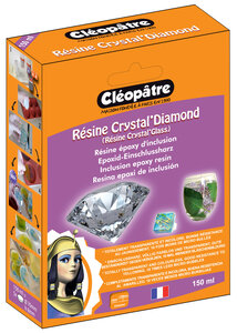 Résine d'inclusion Crystal'Diamond et accessoires 150ml