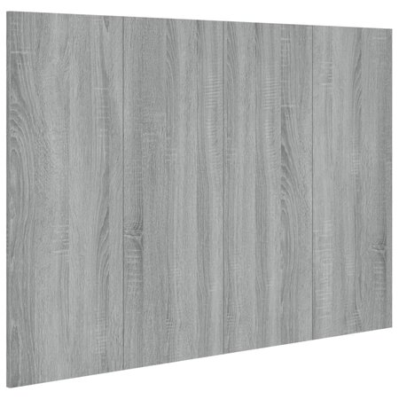 vidaXL Tête de lit Sonoma gris 120x1 5x80 cm Bois d'ingénierie