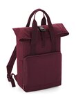 Sac à dos urbain rolltop et poignées - 14 litres - BG118 - rouge bordeau