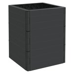 vidaXL Jardinière anthracite PP