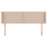 vidaXL Tête de lit avec oreilles Cappuccino 147x16x78/88 cm Similicuir
