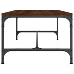 vidaXL Table basse Chêne marron 100x50x35 cm Bois d'ingénierie