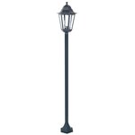 Smartwares Lampadaire de jardin 60 W Noir 175 cm CLAS5000.035