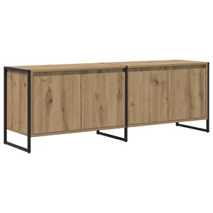 vidaXL Meuble TV Chêne artisan 140 x 36 x 49.5 cm Bois d'ingénierie