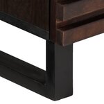 vidaXL Meuble TV marron 100x34x46 cm bois massif manguier