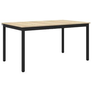 vidaXL Table de salle à manger / Table de repas MÉTAL